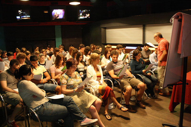 Conferencia de Xabier Monasterio: "Hitzen esanahiaz"