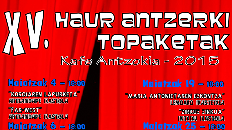 XV. Haur Antzerki Topaketak