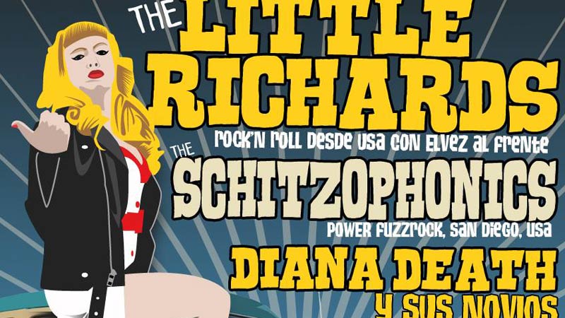 The Little Richards -  The Schitzophonics -  Diana Death y Sus Novios