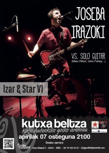 oseba Irazoki poster kutxa beltza (Izar & Star)