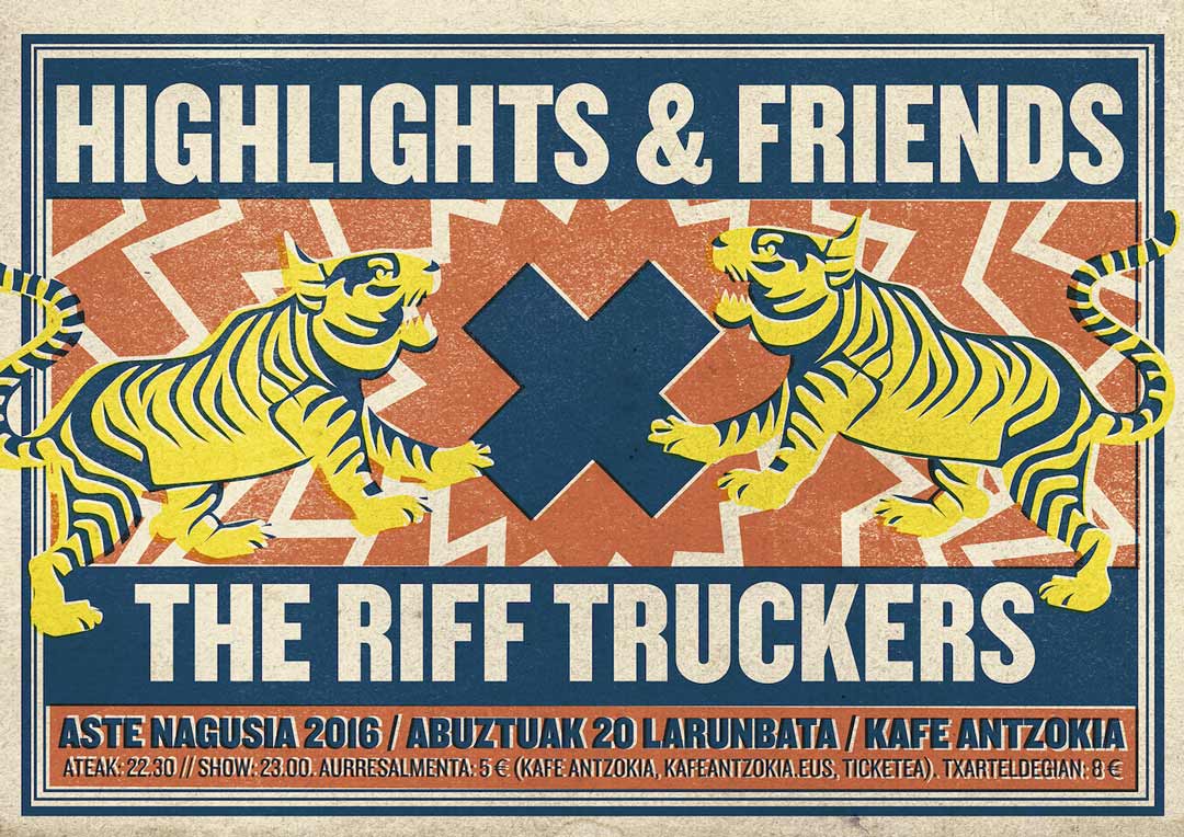 HIGHLIGHTS-RIFF-TRUCKERS-KAFE-ANTZOKIA-POSTER