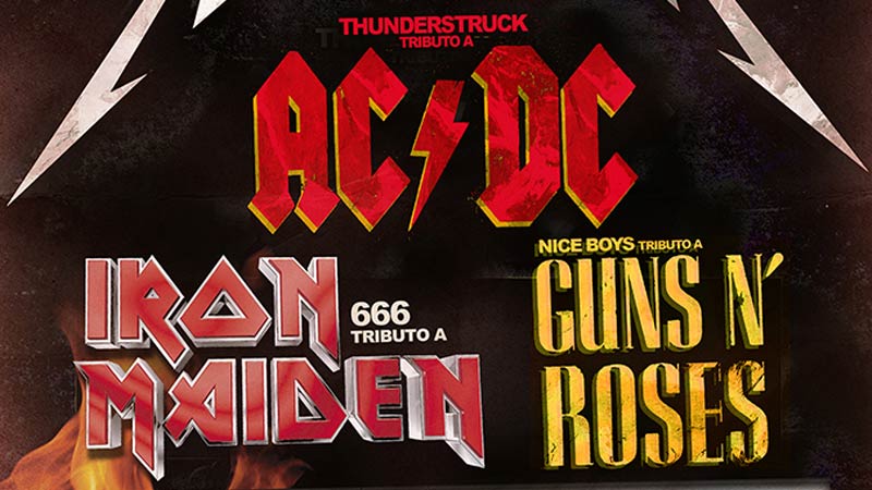 Masters of Rock Festival II: METALLICA (Black Horsemen), AC/DC (Thunderstruck), IRON MAIDEN (666) and GUNS´N´ ROSES (Nice Boys)