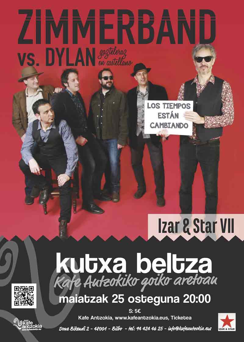 zimmerband-dylan-gazteleraz-izar-star-kafe-antzokia-posterra