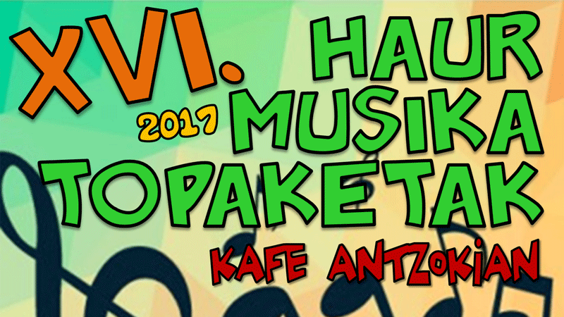 XVI. Haur Musika Topaketak