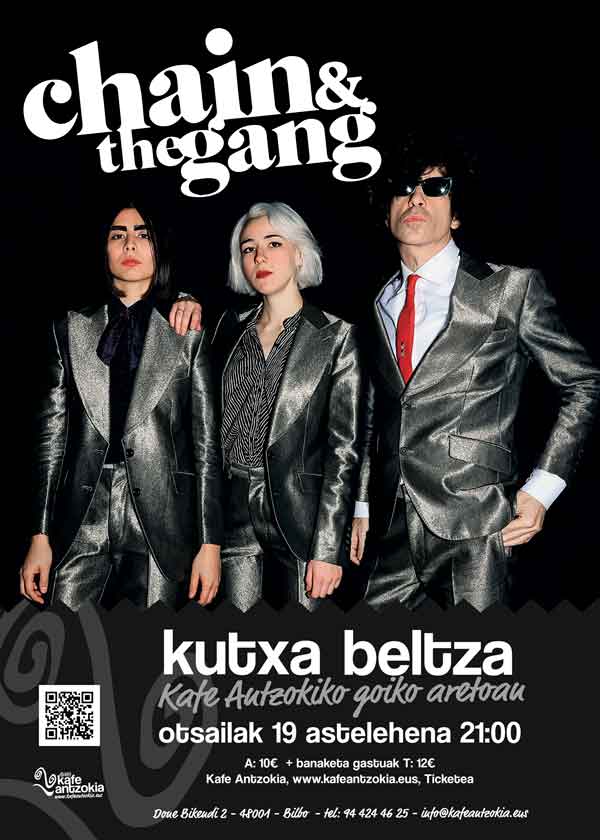 kutxa-beltza-chain-the-gang-posterra