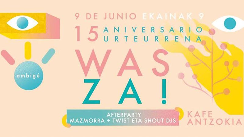Ambigú after-jaia (15. urteurrena): Mazmorra - Twist eta Shout Djs