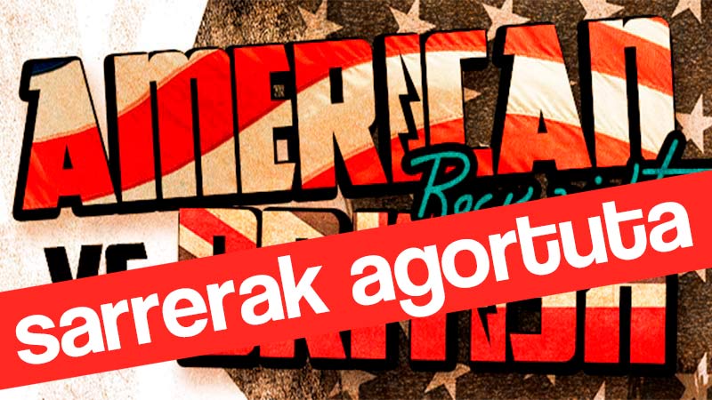 American vs. British music rock night (SARRERAK AGORTUTA)