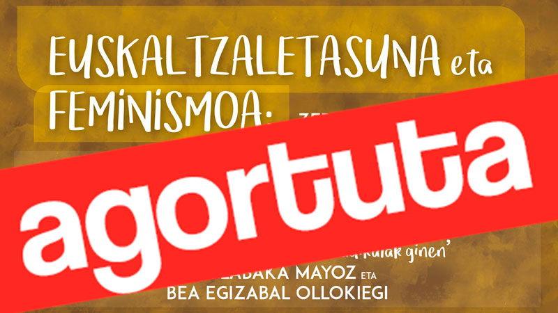 "Euskaltzaletasuna eta feminismoa" ikastaroa (AGORTUTA)