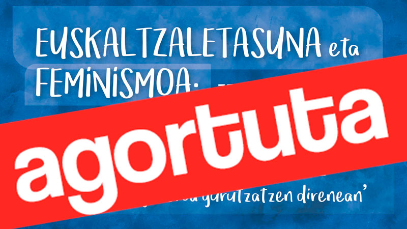 "Euskaltzaletasuna eta feminismoa" ikastaroa (AGORTUTA)