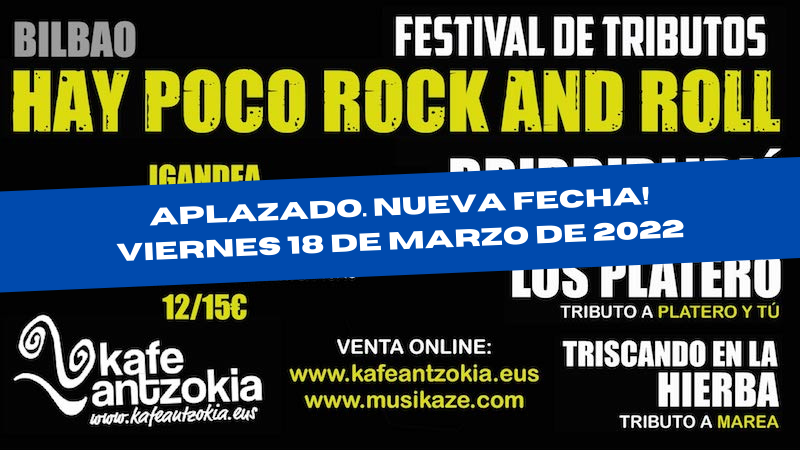 "Hay Poco Rock'n'Roll". Festival de tributos.