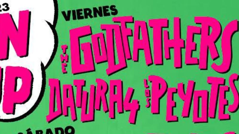 Blow Up Fest 2023. The Godfathers + Datura4 + Los Peyotes