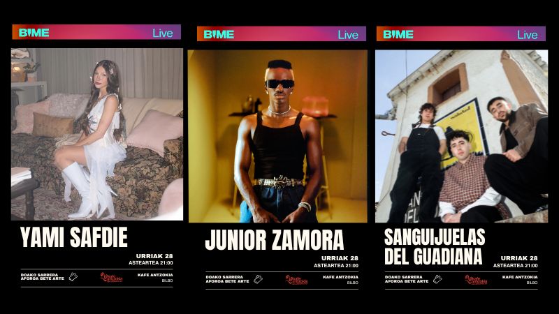 BIME 2025 Live: YAMI SAFDIE + JUNIOR ZAMORA + SANGUIJUELAS DEL GUADIANA