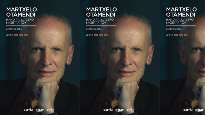 Liburu aurkezpena - Martxelo Otamendi. "Handira jotzeko kazetaritza" (Kutxa Beltza aretoan)