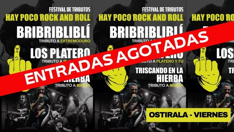 "Hay Poco Rock'n'Roll" festival de tributos 2026 - segunda fecha (Viernes) (Entradas agotadas)