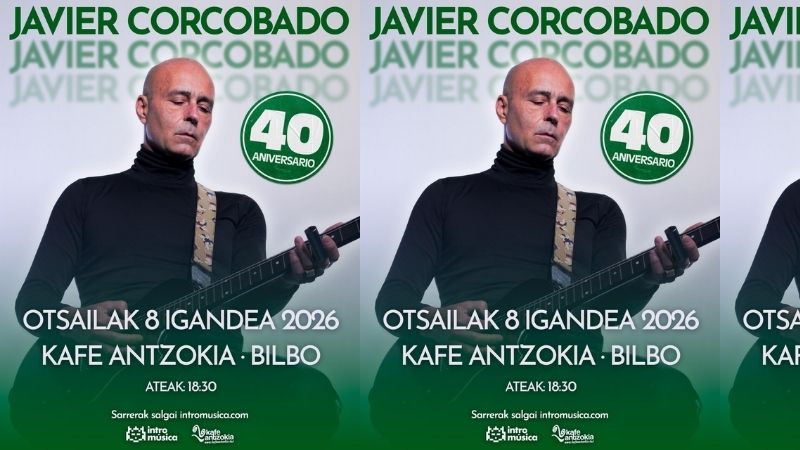 Javier Corcobado - 40 aniversario - Presentando "Solitud y soledad"