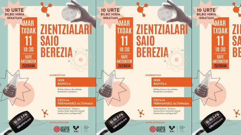 Bilbo Hiria irratiko "Zientzialari" programaren 10. urteurrena ospatuz (Kutxa Beltza)