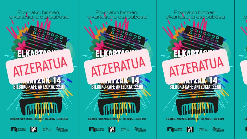 ETZAKIT - Elkartasun kontzertua (Atzeratua. Data berria: abenduak 10 osteguna)