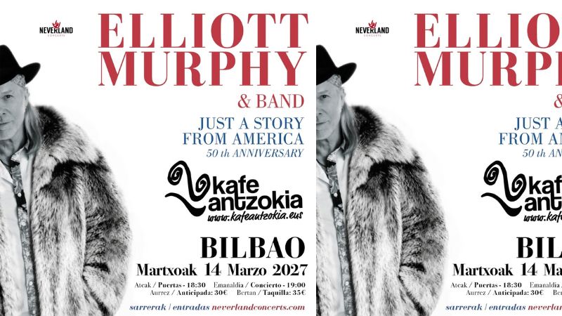 ELLIOTT MURPHY & BAND: "Just a Story From America - 50th anniversary"